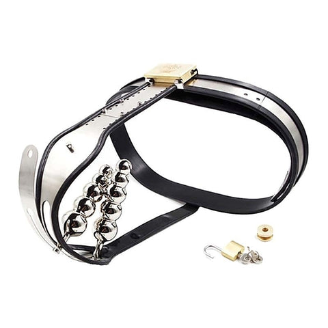 Dual Plug Female Chastity Belt by BDStyle