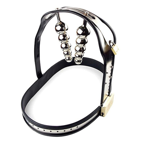 Dual Plug Female Chastity Belt by BDStyle