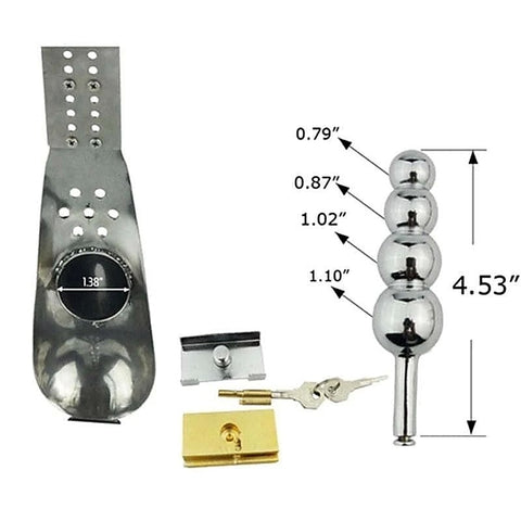 Crushed Nuts Male Chastity Belt by BDStyle