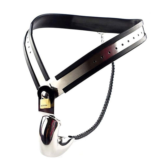 Outer Limits Stainless Steel Male Chastity Belt by BDStyle
