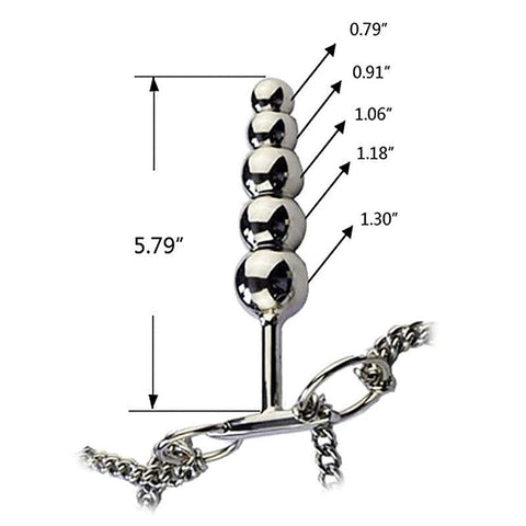 Chastity Belt & Bar With Plug by BDStyle