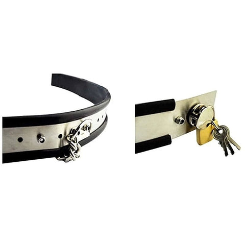 Chastity Belt & Bar With Plug by BDStyle