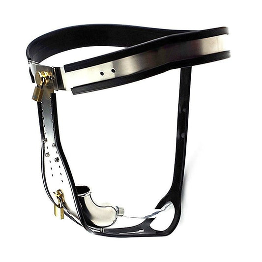 Trap Lock Steel Male Chastity Device by BDStyle