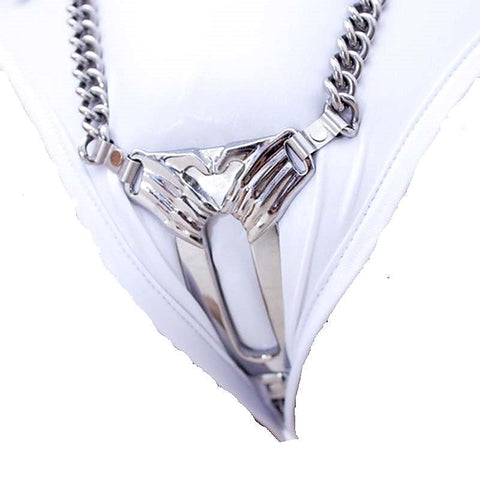 Y Covert Palms Female Chastity Device by BDStyle