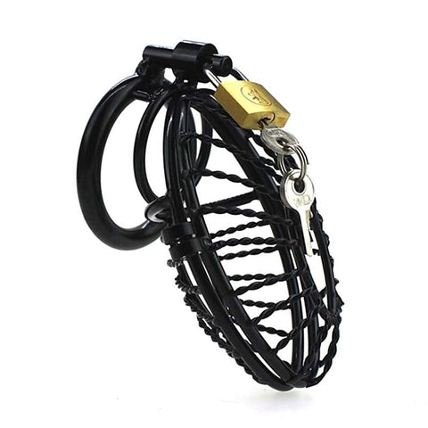 Twisted Side Entry Chastity Device by BDStyle