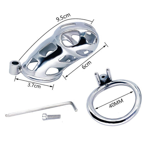 Cobra Metal Chastity Cage Device by BDStyle