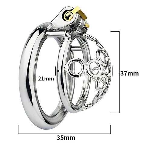 Points of Intrigue Locking Penis Chastity by BDStyle