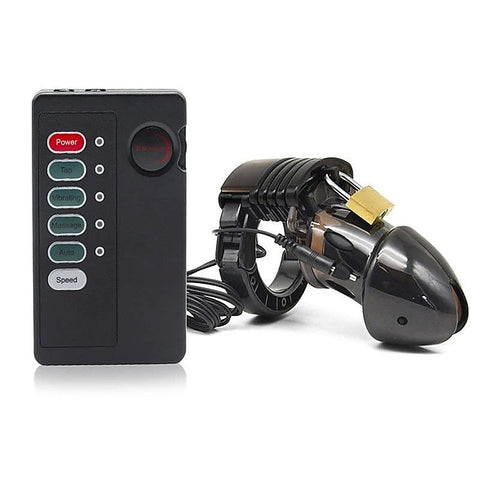 E-Stim Chastity Cage & Remote by BDStyle