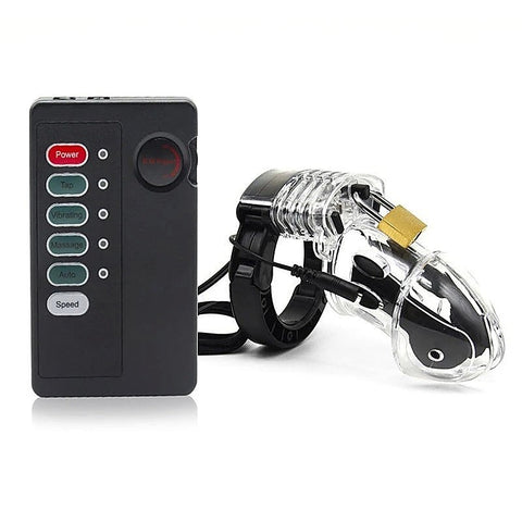 E-Stim Chastity Cage & Remote by BDStyle