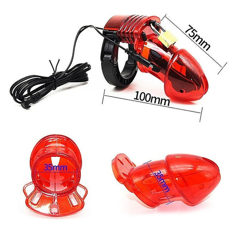 E-Stim Chastity Cage & Remote by BDStyle