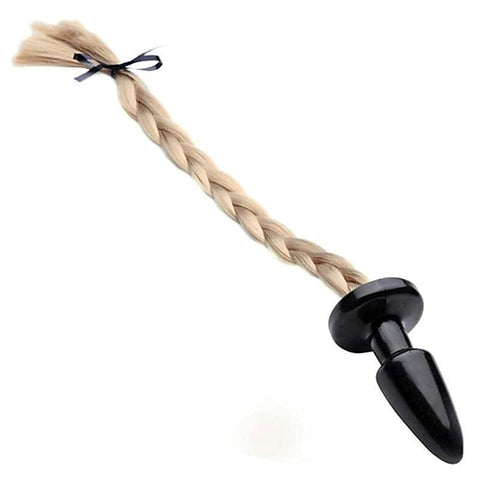Blonde Pony Tail Butt Plug by BDStyle