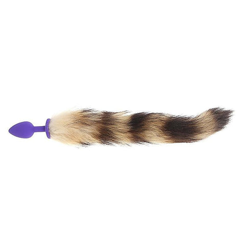 Silicone Butt Plug With Faux Fox Tail Small by BDStyle