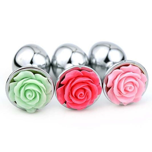 Flower Steel Butt Plug Small by BDStyle
