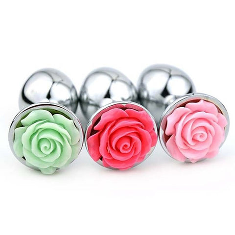 Flower Steel Butt Plug Small by BDStyle