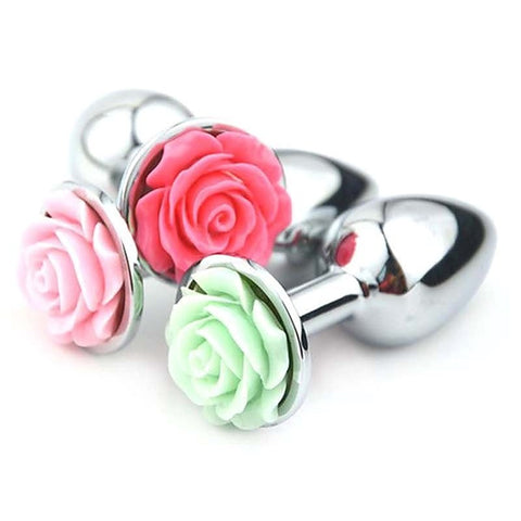 Flower Steel Butt Plug Small by BDStyle