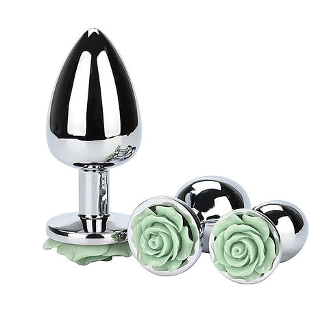 Flower Steel Butt Plug Medium by BDStyle
