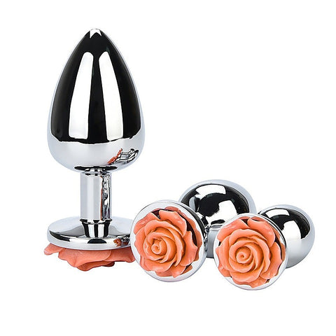 Flower Steel Butt Plug Medium by BDStyle