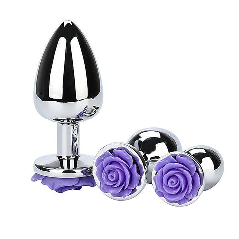 Flower Steel Butt Plug Medium by BDStyle