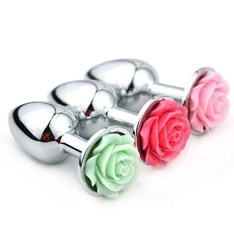 Flower Steel Butt Plug Large by BDStyle