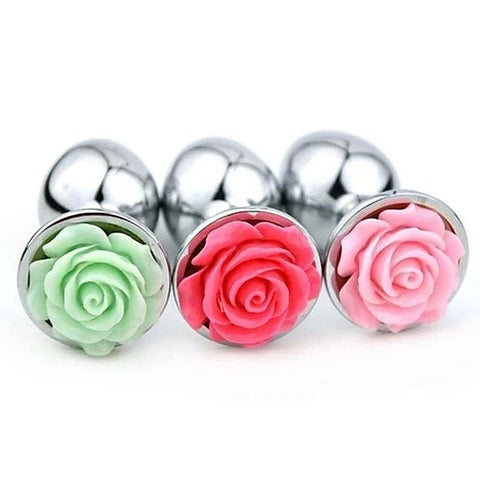 Flower Steel Butt Plug Large by BDStyle