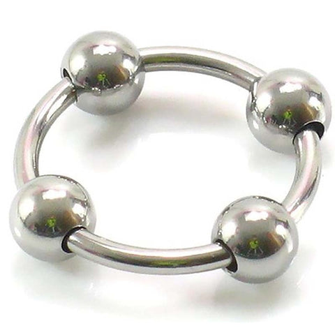 Glans Ring With 4 Balls by BDStyle