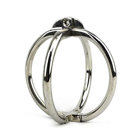 Ellipse Stainless Steel Cross Cuffs by BDStyle