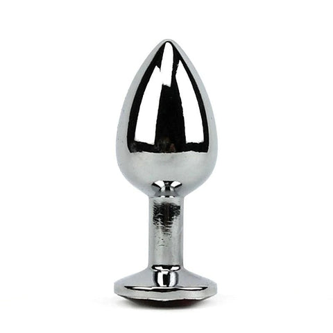 Jewel Encrusted Stainless Butt Plug Large by BDStyle
