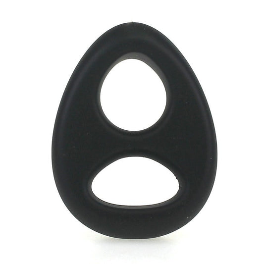 Soft Silicone Double Hole Cock Ring by NANMA Corporation