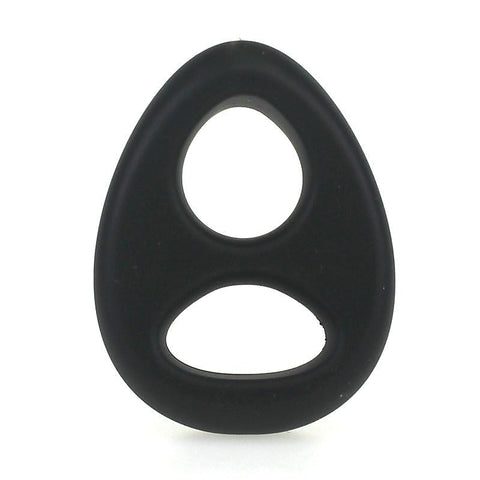 Soft Silicone Double Hole Cock Ring by NANMA Corporation