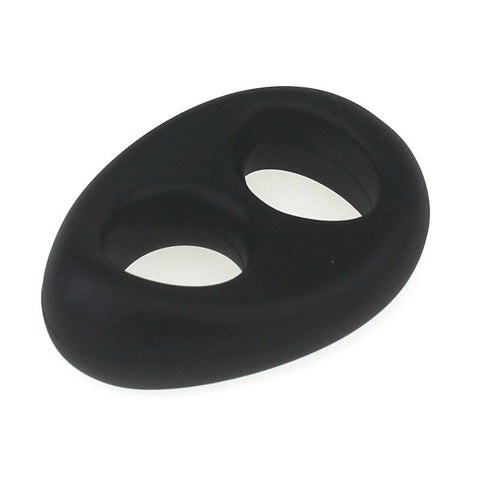Soft Silicone Double Hole Cock Ring by NANMA Corporation