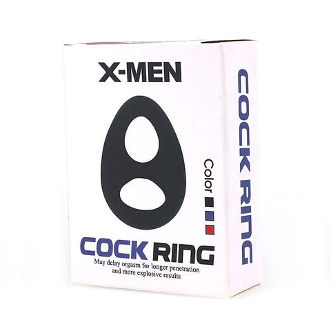 Soft Silicone Double Hole Cock Ring by NANMA Corporation