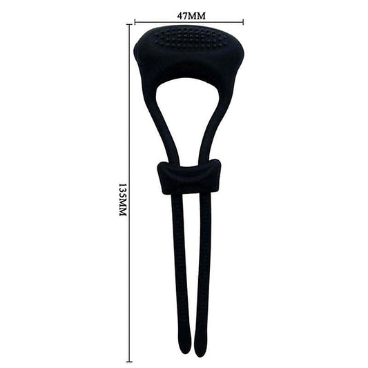 Curitis Adjustable Vibrating Cock Ring by Baile