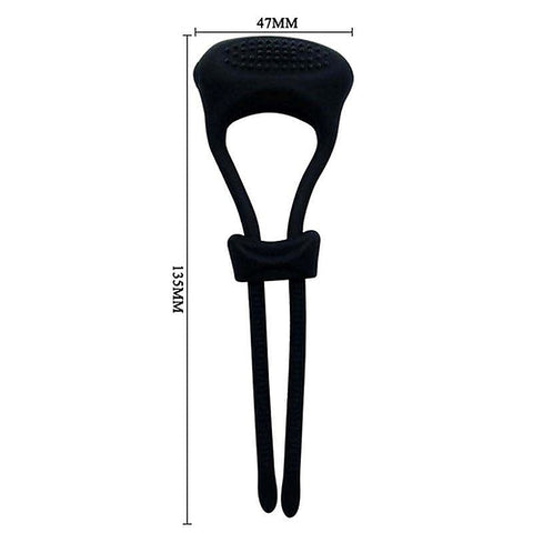 Curitis Adjustable Vibrating Cock Ring by Baile