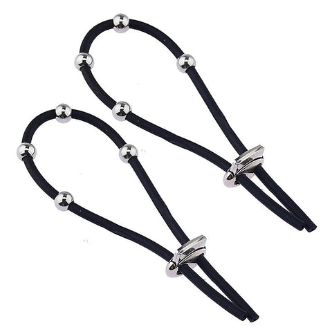 Cock Ball and Frenulum Electrostimulator Ties by BDStyle