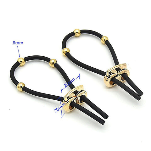 Cock Ball and Frenulum Electrostimulator Ties by BDStyle