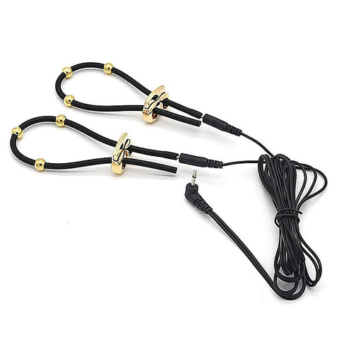 Cock Ball and Frenulum Electrostimulator Ties by BDStyle