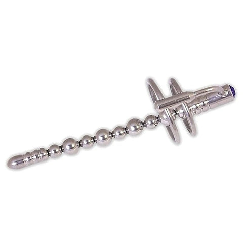 Jewel End Multi-Ball Steel Penis Plug by BDStyle