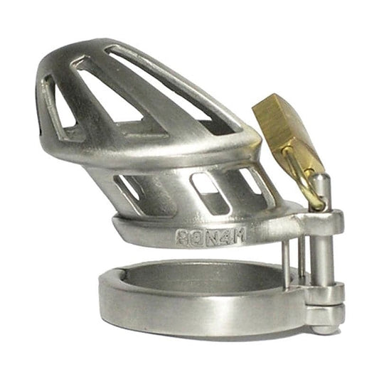 Stainless Steel Locking Cock Cage Chastity by BDStyle