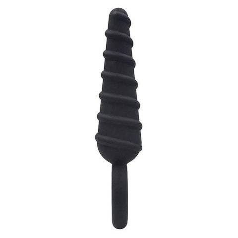 Metal O-Ring Spiral Silicone Anal Plug by BDStyle