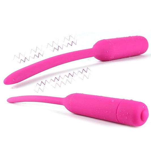 Vibrating Silicone Urethral Sound Small by BDStyle