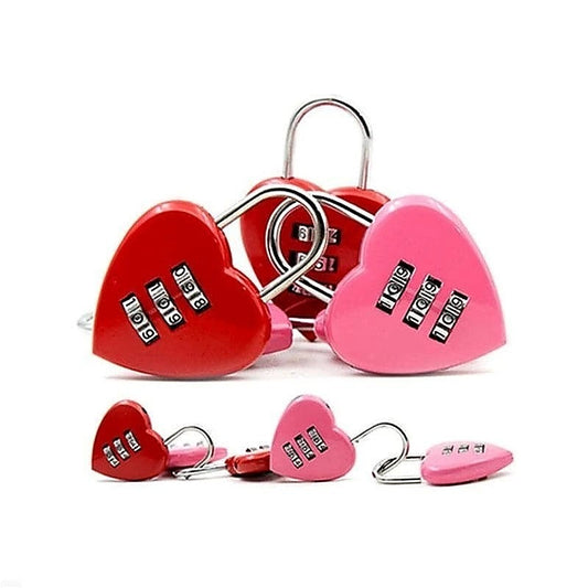 Secure Passion Heart-Shaped Password Lock by BDStyle