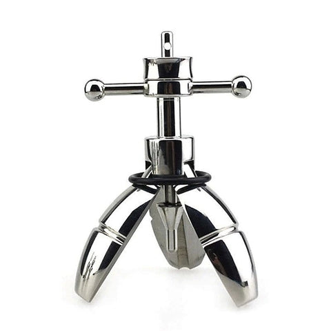 Master Series Trillium Steel Locking Anal Plug by BDStyle