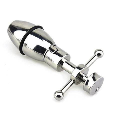 Master Series Trillium Steel Locking Anal Plug by BDStyle