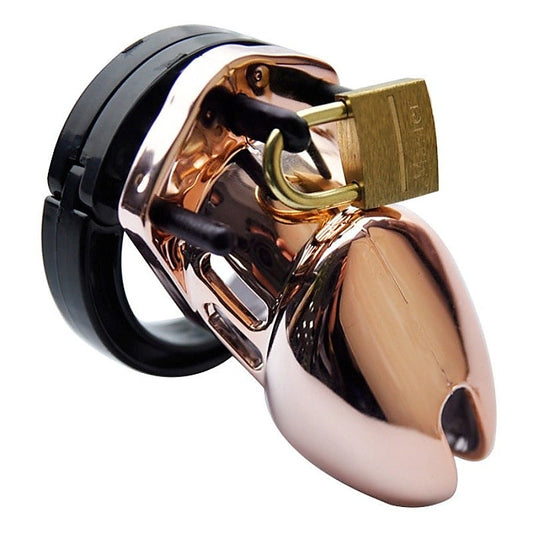 Rose Gold Chastity Cage by BDStyle
