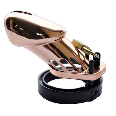 Rose Gold Chastity Cage by BDStyle