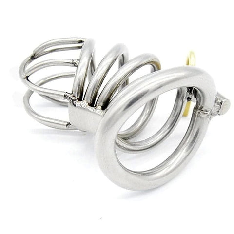 Bent Ring Stainless Steel Chastity Cage by BDStyle