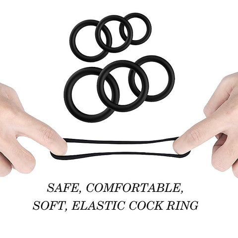 Stay Hard Smooth Cockring Set by BDStyle
