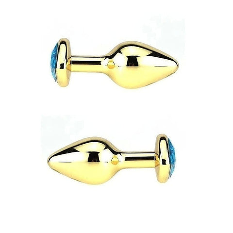 Heart Jeweled Stainless Steel Butt Plug by BDStyle