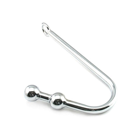 Double Ball Steel Anal Hook by BDStyle