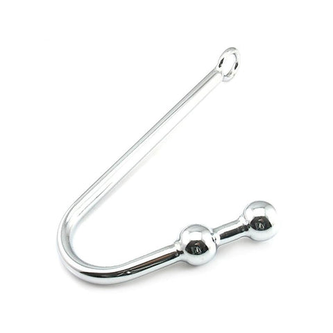 Double Ball Steel Anal Hook by BDStyle